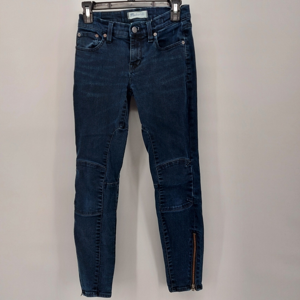 Madewell skinny skinny jeans with side zippers